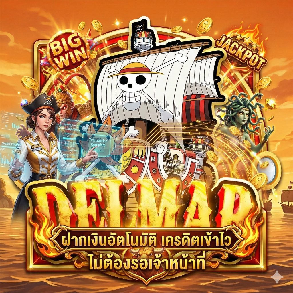 DELMAR ฝากเงินอัตโนมัติ เครดิตเข้าไว ไม่ต้องรอเจ้าหน้าที่